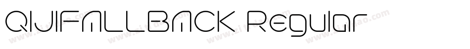 QIJIFALLBACK Regular字体转换